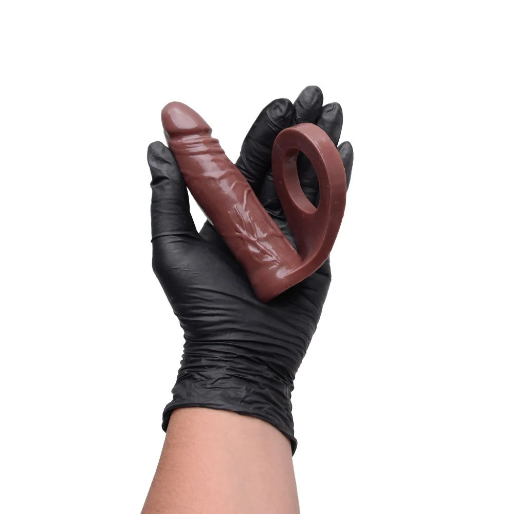 Anel Com Pênis Companheiro 12X3Cm Kgel - Imagem 2