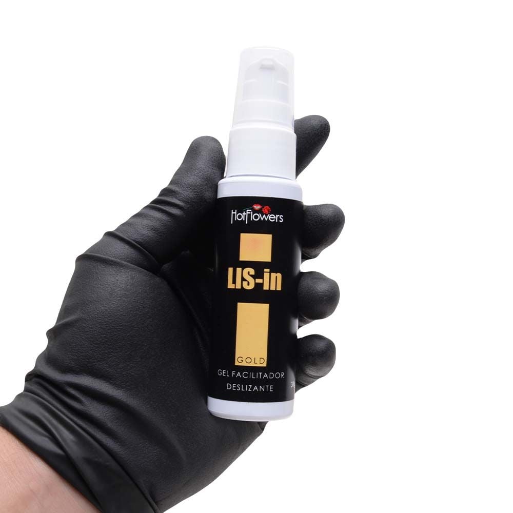 Lis-In Gold Gel Anal Facilitador 30G Hot Flowers - Imagem 2