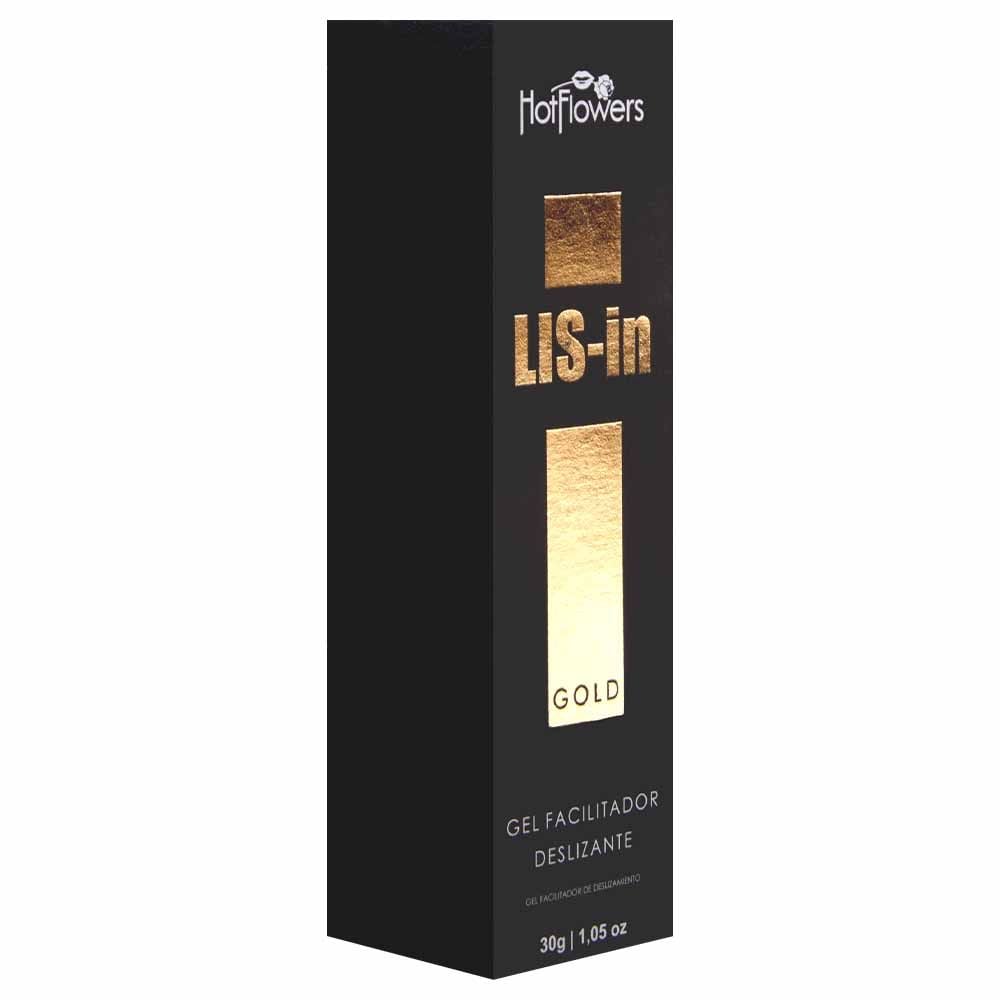Lis-In Gold Gel Anal Facilitador 30G Hot Flowers - Imagem 5