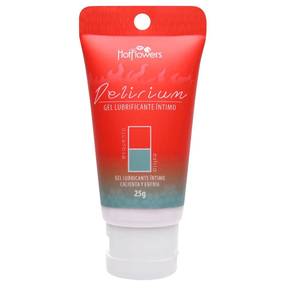 Delirium Excitante Bisnaga Vermelha 25G Hot Flowers