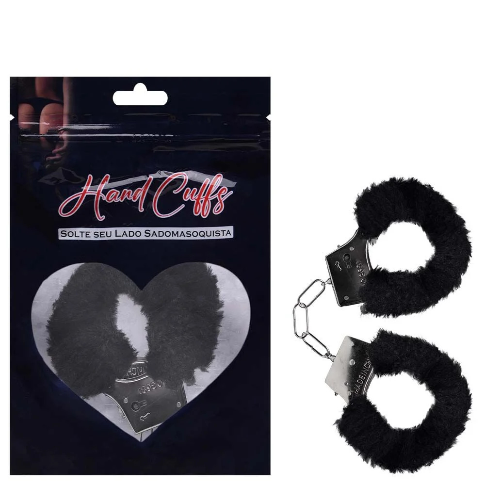 Algemas Do Amor Metal Com Pelúcia Sexy Import - Imagem 2