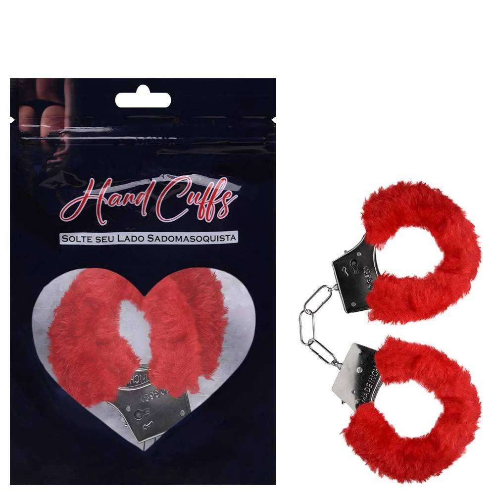 Algemas Do Amor Metal Com Pelúcia Sexy Import - Imagem 4
