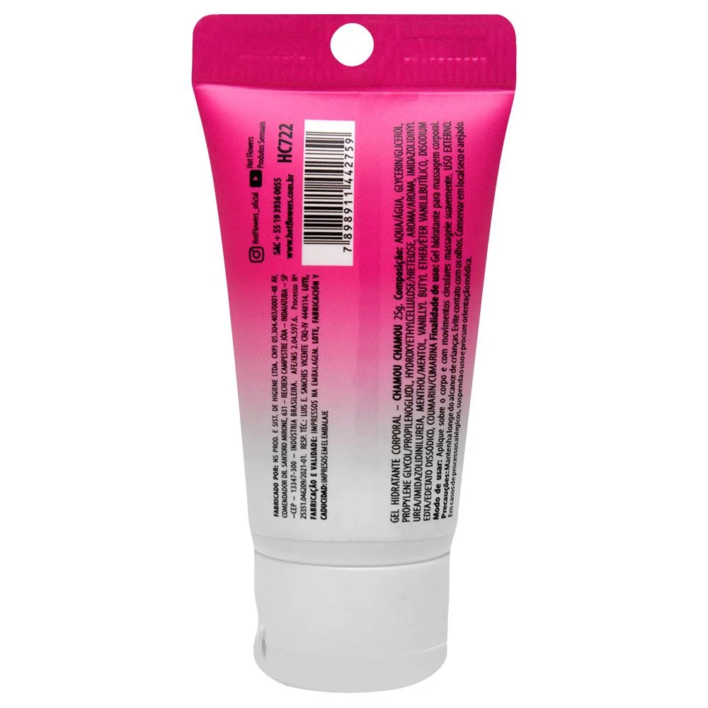 Chamou Chamou Gel Feminino 25G Hot Flowers - Imagem 3