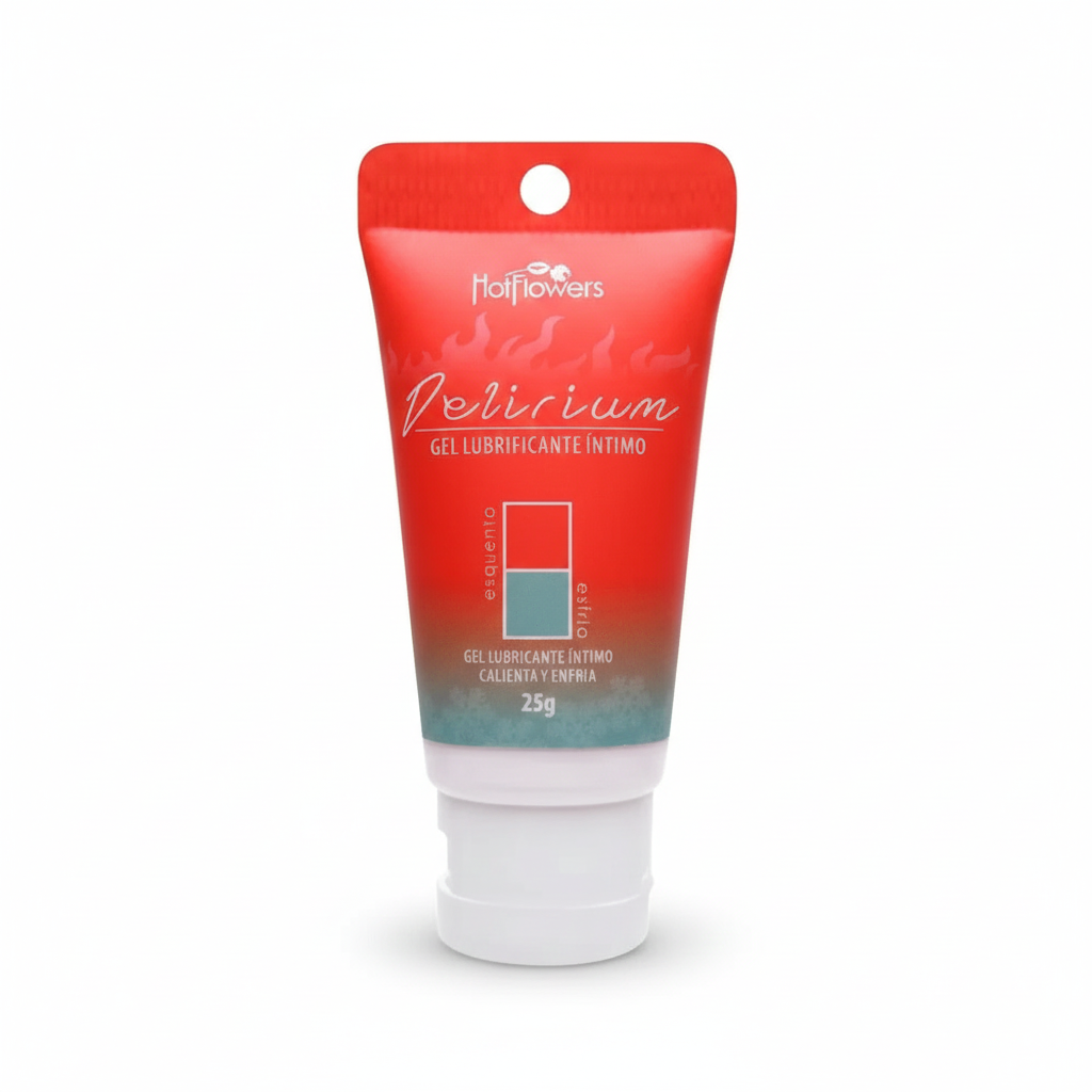 Delirium Excitante Bisnaga Vermelha 25G Hot Flowers - Imagem 4