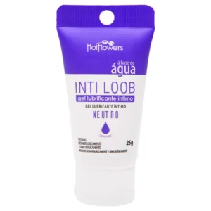 Inti Loob Lubrificante Bisnaga Lilás 25G Hot Flowers