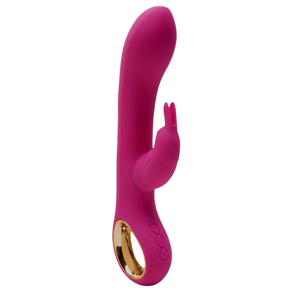 Vibrador Ponto G Com Alça Em Metal Dourado Lealso Vipmix - Imagem 3