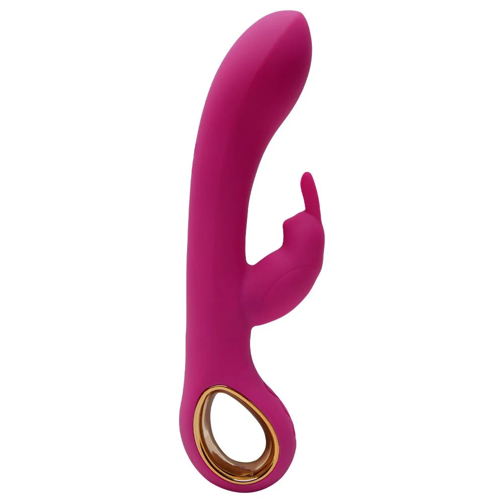 Vibrador Ponto G Com Alça Em Metal Dourado Lealso Vipmix - Imagem 5
