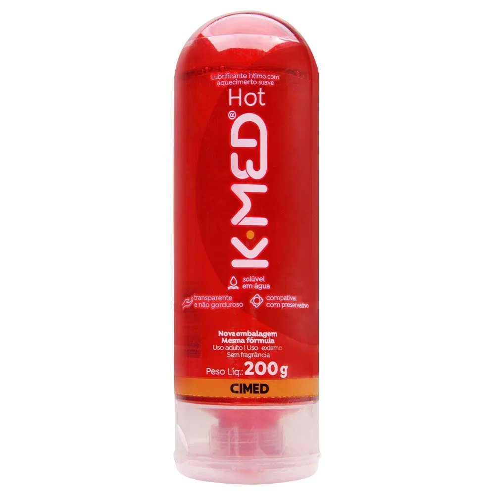 K-Med Hot Lubrificante Íntimo 200G Cimed