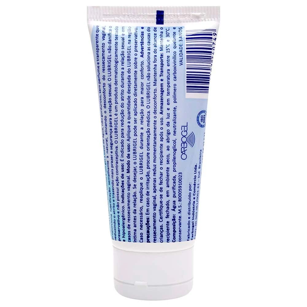 Lubrigel em Bisnaga 60G Carbogel - Imagem 3