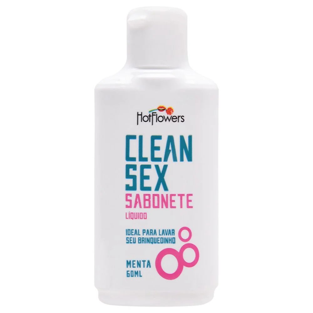 Clean Sex Sabonete Líquido 60Ml Hot Flowers