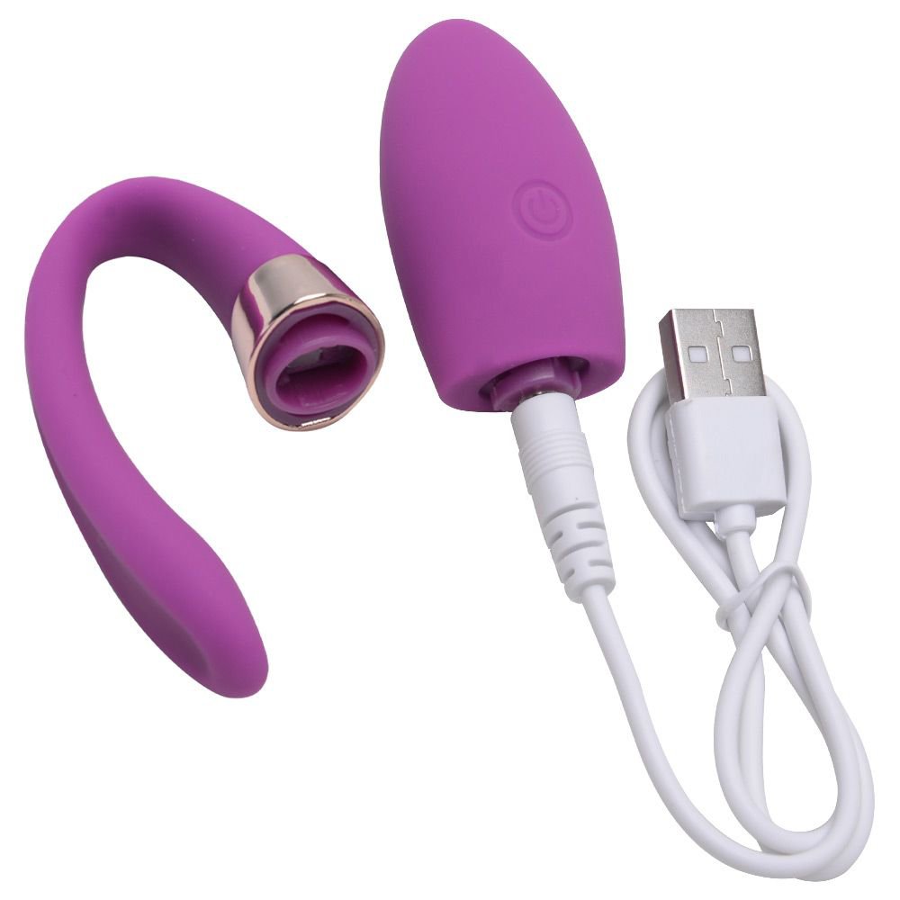 Vibrador Luxo Casal Pontas Duplas 10 Vibrações Vipmix - Imagem 4