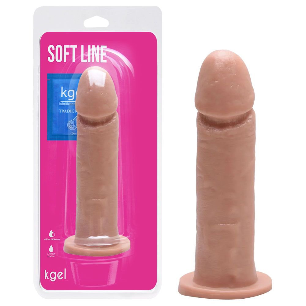 Pênis De Borracha Maciço 15,5 X 3,7Cm Kgel
