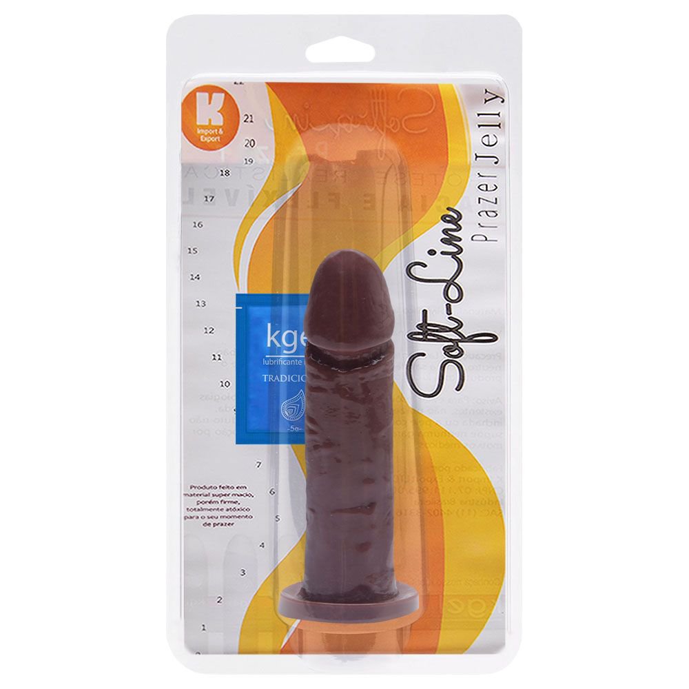 Pênis De Borracha Maciço 15,5 X 3,7Cm Kgel - Imagem 6