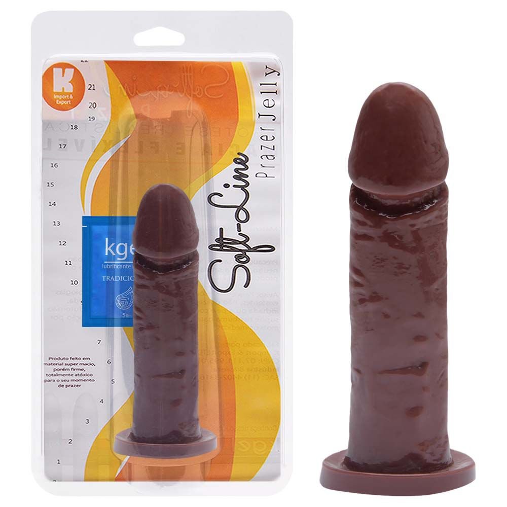 Pênis De Borracha Maciço 15,5 X 3,7Cm Kgel