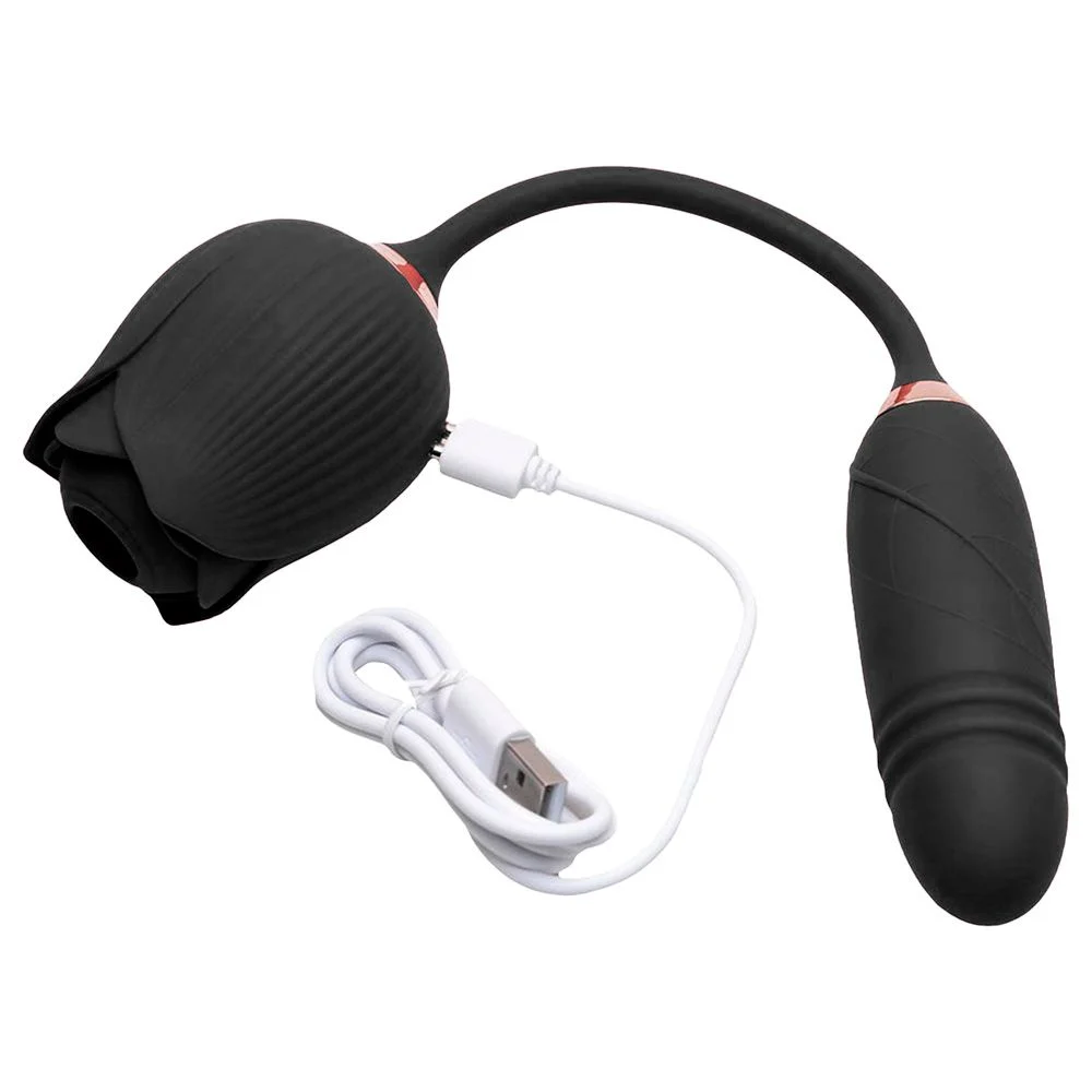 Vibrador Ponto G Clitóris Vai Vem Rosa Sexy Import - Imagem 4