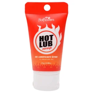 Hot Lub Gel Deslizante Beijável 25G Hot Flowers