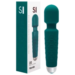 Varinha Mágica Verde 20 Vibrações Text Usb Sexy Import