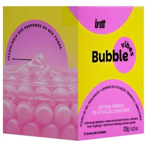 Bubble Vibes Gel 3 Em 1 Desliza Vibra Aquece 120G Intt