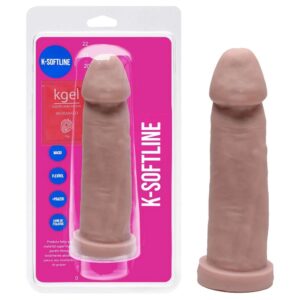 Pênis De Borracha Maciço 19 X 5Cm Kgel