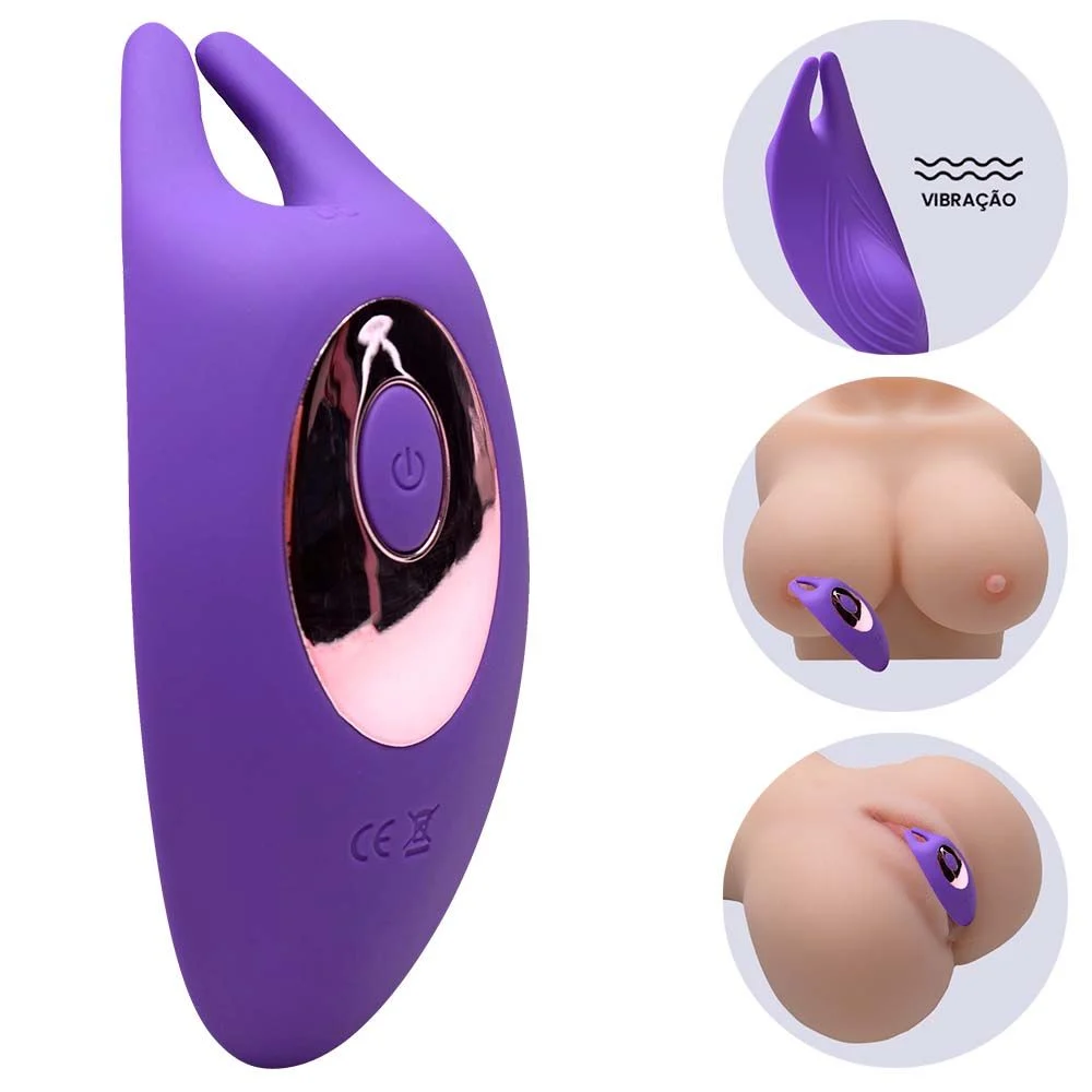 Vibrador Calcinha ( Roxo ) 9 Modos Controle App Vipmix - Imagem 7
