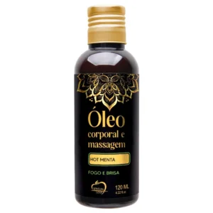 Óleo Corporal Para Massagem ( Hot Menta ) 120Ml Sensual Love