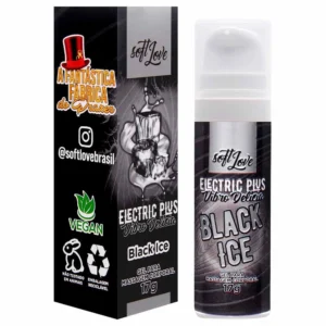 Eletric Plus Gel Vibrador ( Black Ice )17g Soft Love