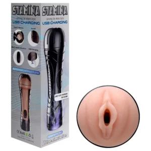 Masturbador Vagina Vibro Recarregável Vipmix