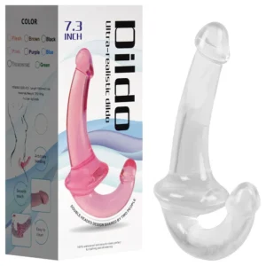 Pênis Duplo Jelly 20 X 3,3Cm Strapless Youvibe Vipmix