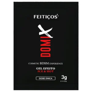 Sachê Domix Gel Adestramento Ice Hot Bdsm 3G Feitiços